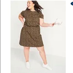 Old Navy Plus NWT Leopard Print Dress